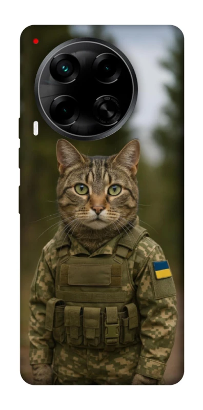 Чехол на TECNO Camon 30 (CL6) Кот защитник фото 1 из 1