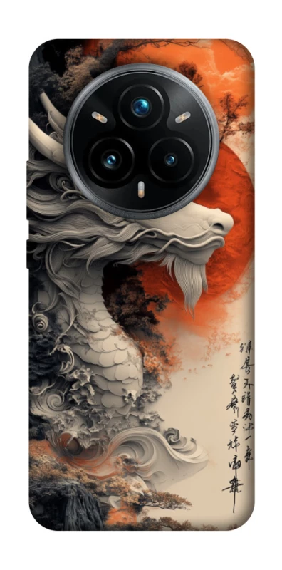 Чехол на Realme 14 Pro white dragon фото 1 из 1