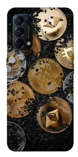 Чехол на Oppo Reno 5 4G Many coins v2 фото 1 из 1