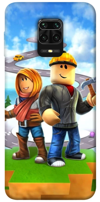 Чохол на Xiaomi Redmi Note 9s / Note 9 Pro / Note 9 Pro Max Roblox Builder Adventure фото 1 з 1
