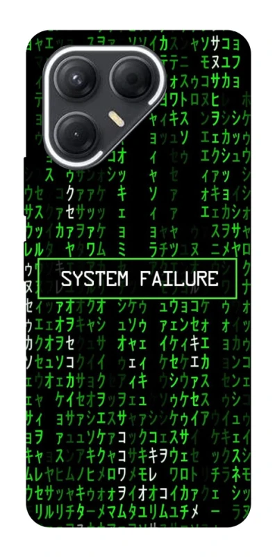 Чехол на TECNO Pova 7 Matrix system failure фото 1 из 1