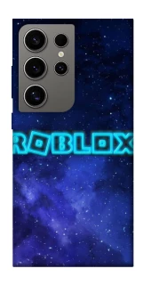 Чехол на Samsung Galaxy S24 Ultra Roblox Space Logo Blue фото 1 из 1