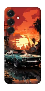 Чехол на Samsung Galaxy S26+ Car at sunset фото 1 из 1