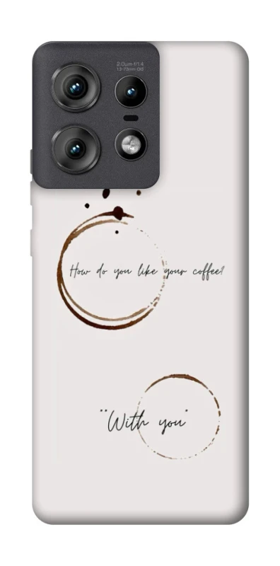 Чохол на Motorola Edge 50 Pro Coffee with you фото 1 з 1