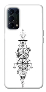Чехол на Oppo Reno 5 4G Tattoo ver.7 фото 1 из 1