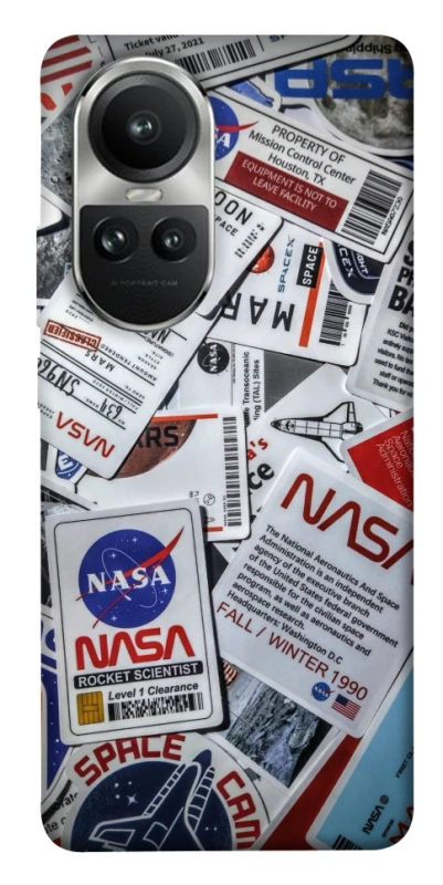 Чехол на Oppo Reno 10 NASA ver.4 фото 1 из 1