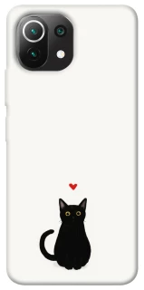 Чохол на Xiaomi Mi 11 Lite cat in love фото 1 з 1