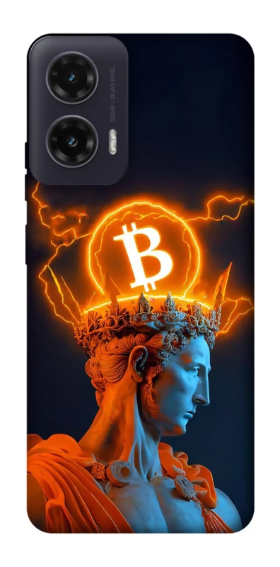 Чохол на Motorola Moto G35 Bitcoin God фото 1 з 1