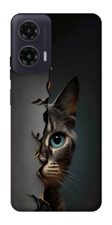 Чехол на Motorola Moto G35 Кот-подглядыватель v2 фото 1 из 1