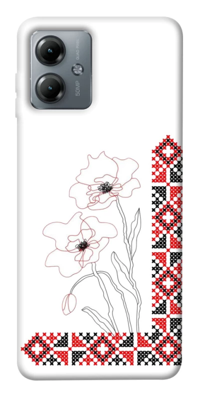 Чохол на Motorola Moto G14 Вишиванка на смартфон фото 1 з 1