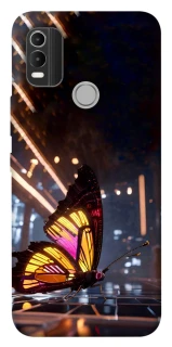 Чохол на Nokia C21 Plus Cyber butterfly фото 1 з 1