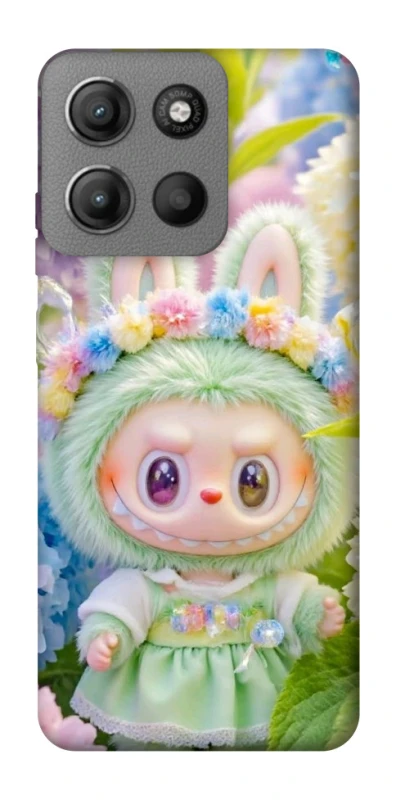 Чехол на Motorola Moto G15 Power Labubu & Flowers ver.2 фото 1 из 1