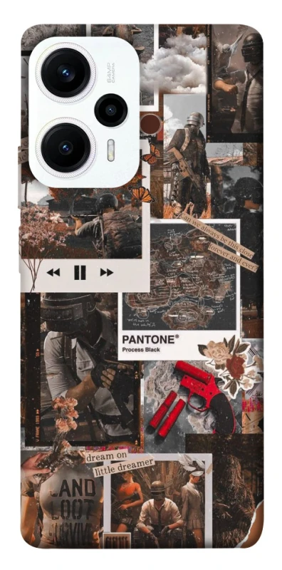 Чохол на Xiaomi Poco F5 / Note 12 Turbo PUBG Collage фото 1 з 1