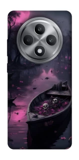 Чехол на Oppo Reno 12 F 4G Boat and flamingo фото 1 из 1