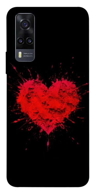 Чохол на Vivo Y31 Splash heart фото 1 з 1