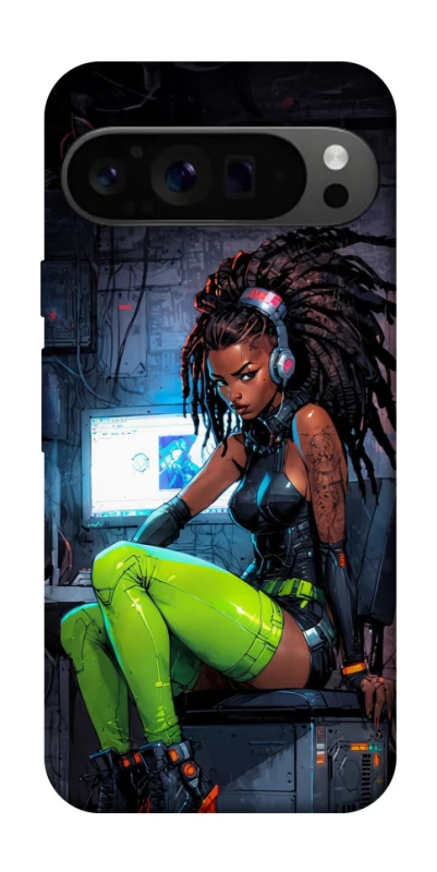 Чехол на Google Pixel 9 Pro Cyber girl фото 1 из 1