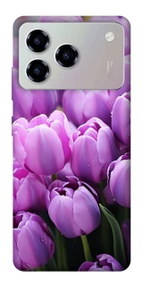 Чехол на ZTE Blade A76 Фиолетовые тюльпаны фото 1 из 1