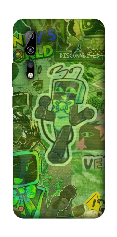 Чохол на ZTE Axon 10 Pro Dandysworld tv green theme фото 1 з 1