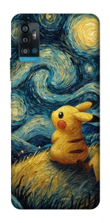 Чохол на ZTE Blade A71 Pikachu and Van Gogh фото 1 з 1