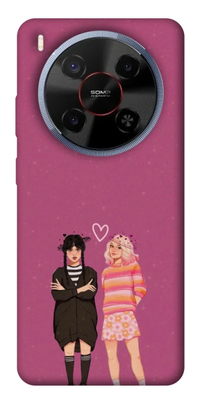 Чохол на ZTE Blade V70 Max Raven & Rainbow Wednesday фото 1 з 1