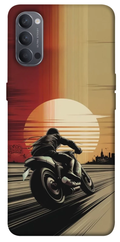 Чехол на Oppo Reno 4 Motorcycle фото 1 из 1
