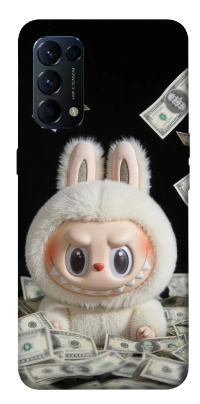 Чохол на Oppo Reno 5 4G Dollar Labubu фото 1 з 1