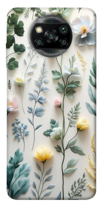 Чохол на Xiaomi Poco X3 NFC / Poco X3 Pro Floral design ver.4 фото 1 з 1