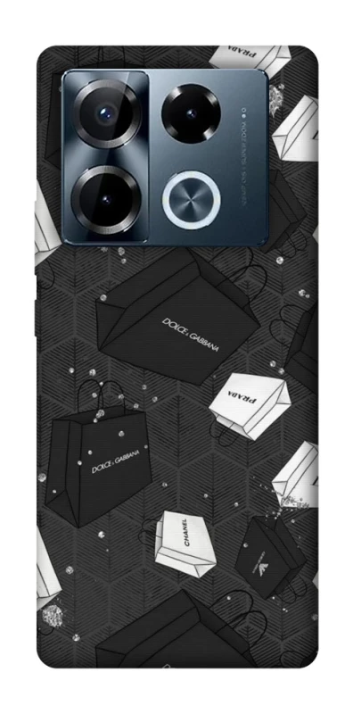 Чохол на Infinix Note 40 Pro 4G Fashion collage ver.3 фото 1 з 1