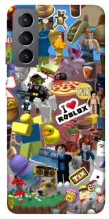 Чехол на Samsung Galaxy S21 FE Roblox collage ver.5 фото 1 из 1