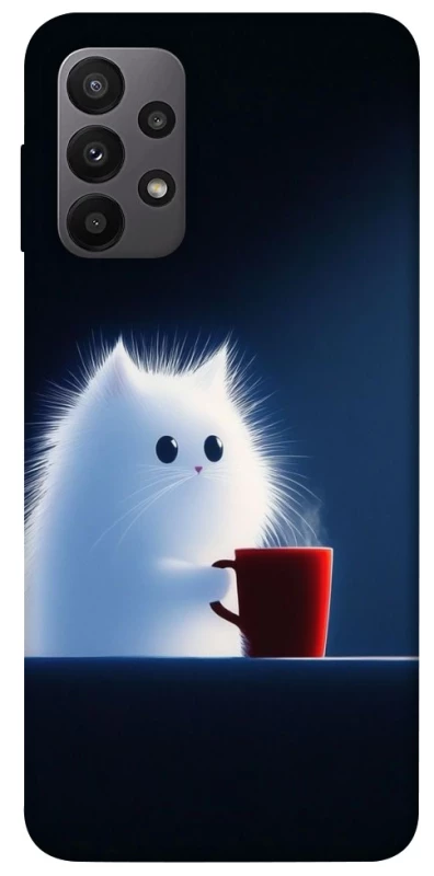 Чохол на Samsung Galaxy A23 4G Чохол кіт з кавою фото 1 з 1