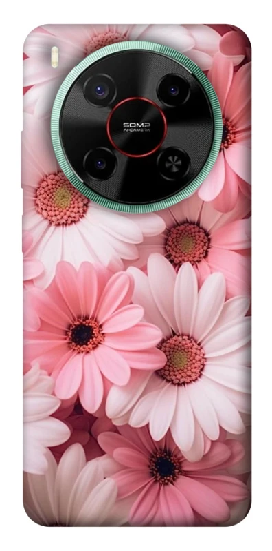 Чехол на ZTE Nubia V70 Max Розовые цветы v2 фото 1 из 1