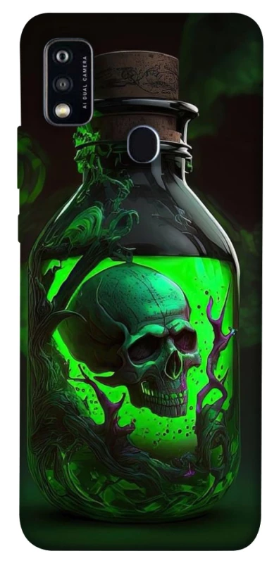 Чехол на ZTE Blade A51 Skull bottle фото 1 из 1