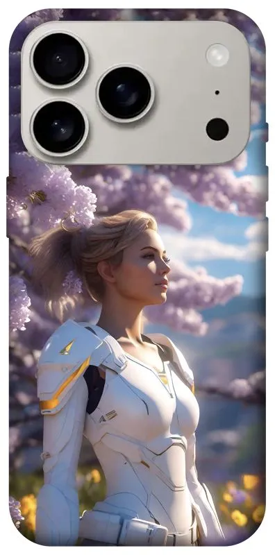 Чохол на Apple iPhone 18 Pro Cyber space girl ver.1 фото 1 з 2