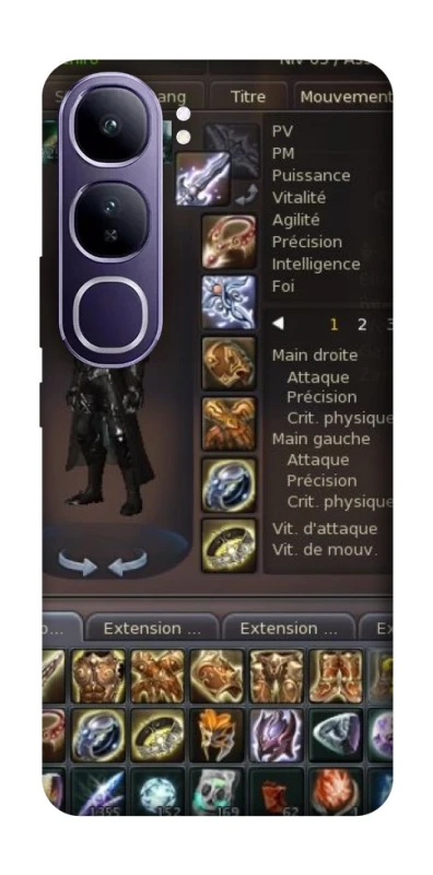 Чохол на Vivo Y300 Character Menu ver.1 фото 1 з 1