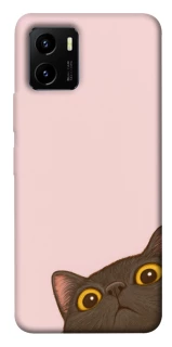 Чохол на Vivo Y15s Peeping cat фото 1 з 1