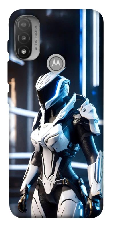 Чохол на Motorola Moto E20 Cyber space girl ver.6 фото 1 з 1