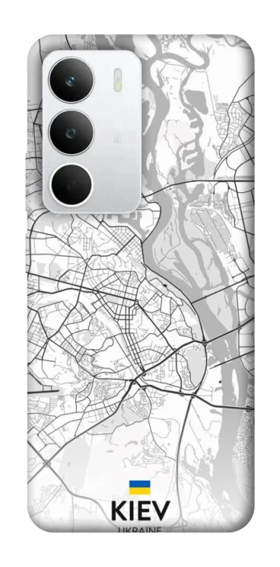 Чохол на Realme C71 Kiev white map фото 1 з 1