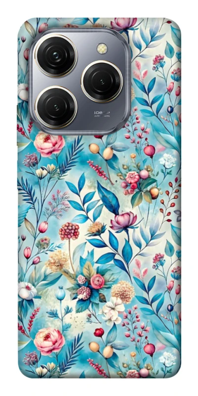 Чехол на TECNO Spark 20 Pro Floral design ver.5 фото 1 из 1