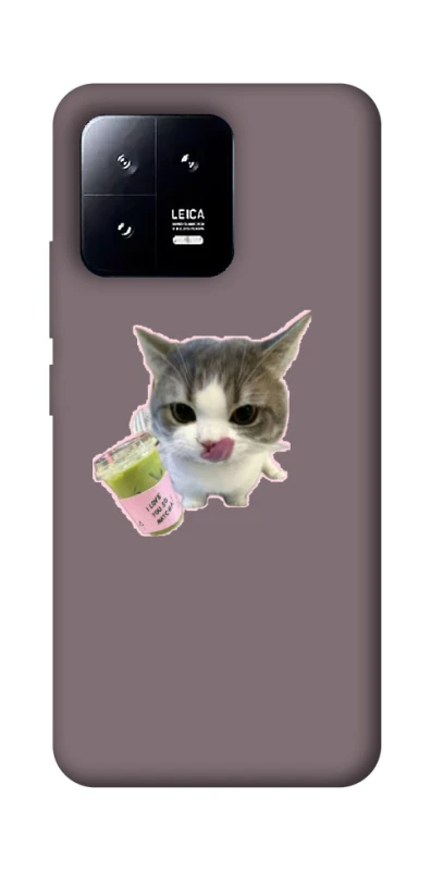 Чехол на Xiaomi 13 cat matcha фото 1 из 1
