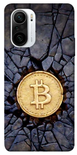 Чохол на Xiaomi Redmi K40 / K40 Pro / K40 Pro+ / Poco F3 Bitcoin cracks фото 1 з 1