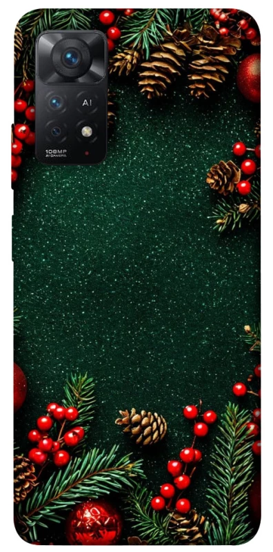 Чехол на Xiaomi Redmi Note 11 Pro 4G/5G Новогодний v30 фото 1 из 1