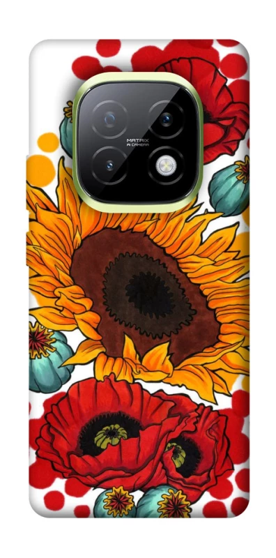 Чохол на Realme Narzo 70 Turbo Соняшники та маки фото 1 з 1