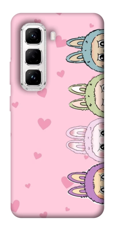 Чохол на Infinix Hot 50 Pro All Labubu 4 фото 1 з 1