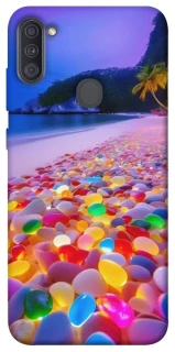 Чехол на Samsung Galaxy A11 Светящиеся камни на берегу фото 1 из 1