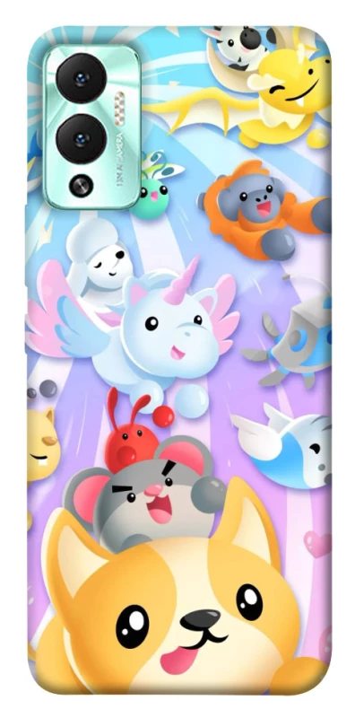 Чохол на Infinix Hot 12 Play Adopt Me Rainbow Pet Parade фото 1 з 1
