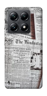 Чехол на Xiaomi 14T Pro Газеты фото 1 из 1