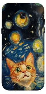 Чехол на Samsung A720 Galaxy A7 (2017) paint cat фото 1 из 1