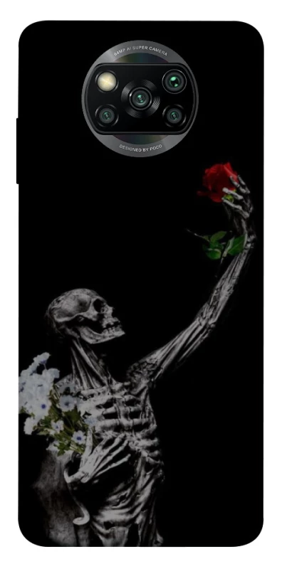 Чохол на Xiaomi Poco X3 NFC / Poco X3 Pro Skeleton vs Rose фото 1 з 1