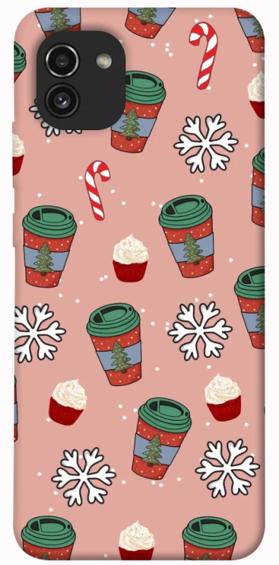 Чехол на Samsung Galaxy A03 Новогодний v38 фото 1 из 1