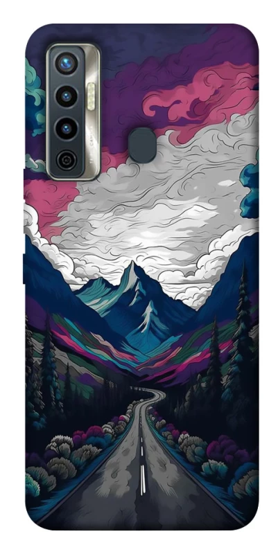 Чехол на TECNO Camon 17 Нарисованные горы фото 1 из 1